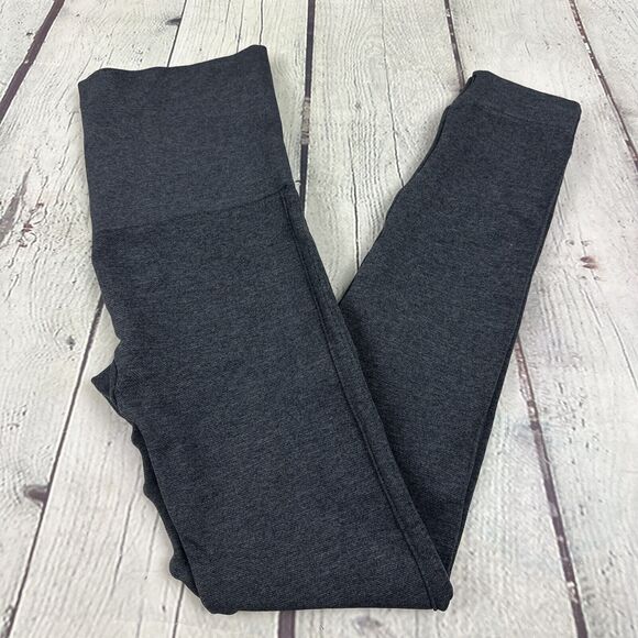 Spanx Womens Small Leggings Dark Gray Compression Legging Pants - Picture 1 of 10